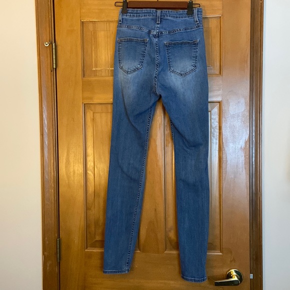 Fashion Nova High Waist Distressed Skinny Jeans - Picture 6 of 9